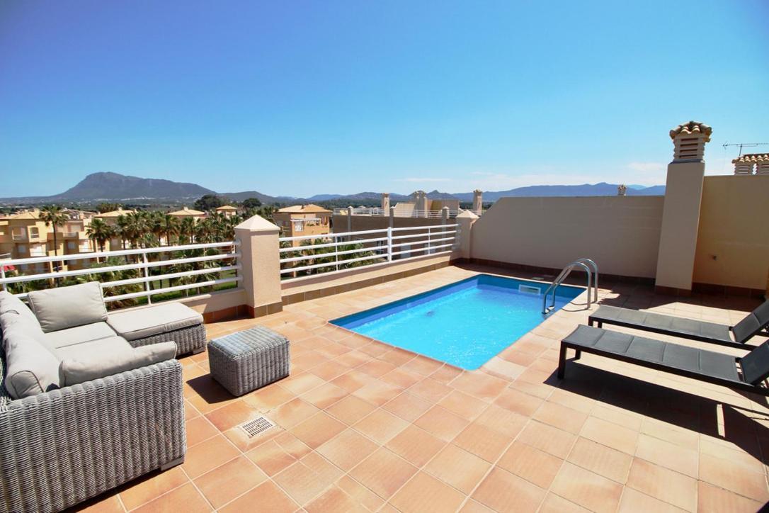 Apartamento Atico espectacular piscina privada frontal al mar Dénia Exterior foto